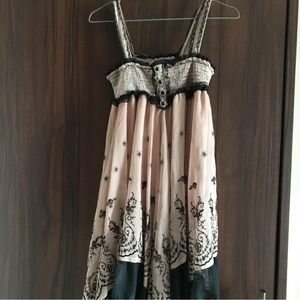 Axes Femme flowy mini dress